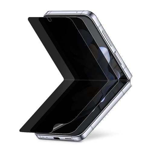 Diacube [2 Pack] For Samsung Galaxy Z Flip 4 Privacy Anti-Spy Screen Protector, 2 pcs Inside Premium Flexible EPU Hybrid Film, Self-Healing, Case Friendly, Easy Installation with Alignment Tool product image