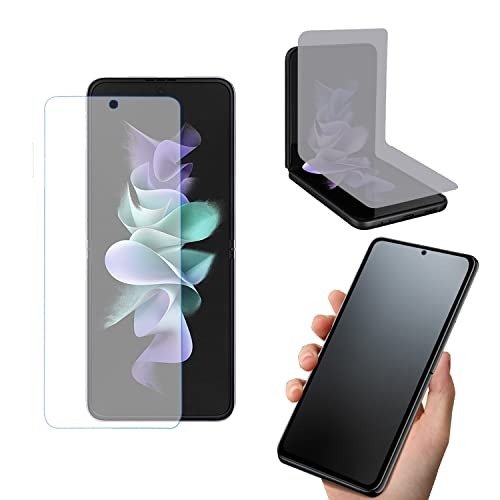 [3 Pack] Matte Screen Protectors Designed for Samsung Galaxy Z Flip 5/Z Flip 4 5G, 3 Pack Inside Screen Self-Healing TPU Film Scratch-Resistant Bubble Free Sensitive Touch Ultra-Thin Screen Protectors product image