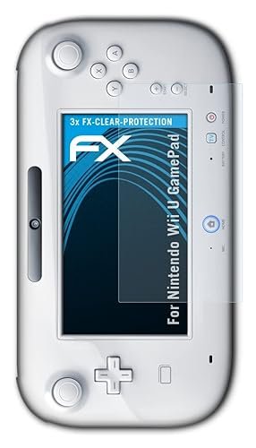 atFoliX 3X Screen Protector Compatible with Nintendo Wii U GamePad FX-Clear product image