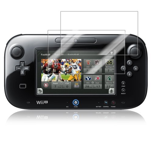 Skinomi Screen Protector Compatible with Nintendo Wii-U Gamepad (GamePad Only) (2-Pack) Clear TechSkin TPU Anti-Bubble HD Film product image