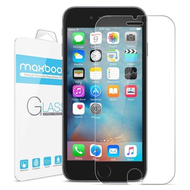 Maxboost Tempered Glass Screen Protector for iPhone 7 / 6 / 6s (4.7") 2-Pack product image