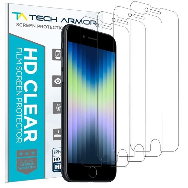 Tech Armor HD Clear Film Screen Protector for iPhone 6S / 6 (4.7") [3-Pack] product image