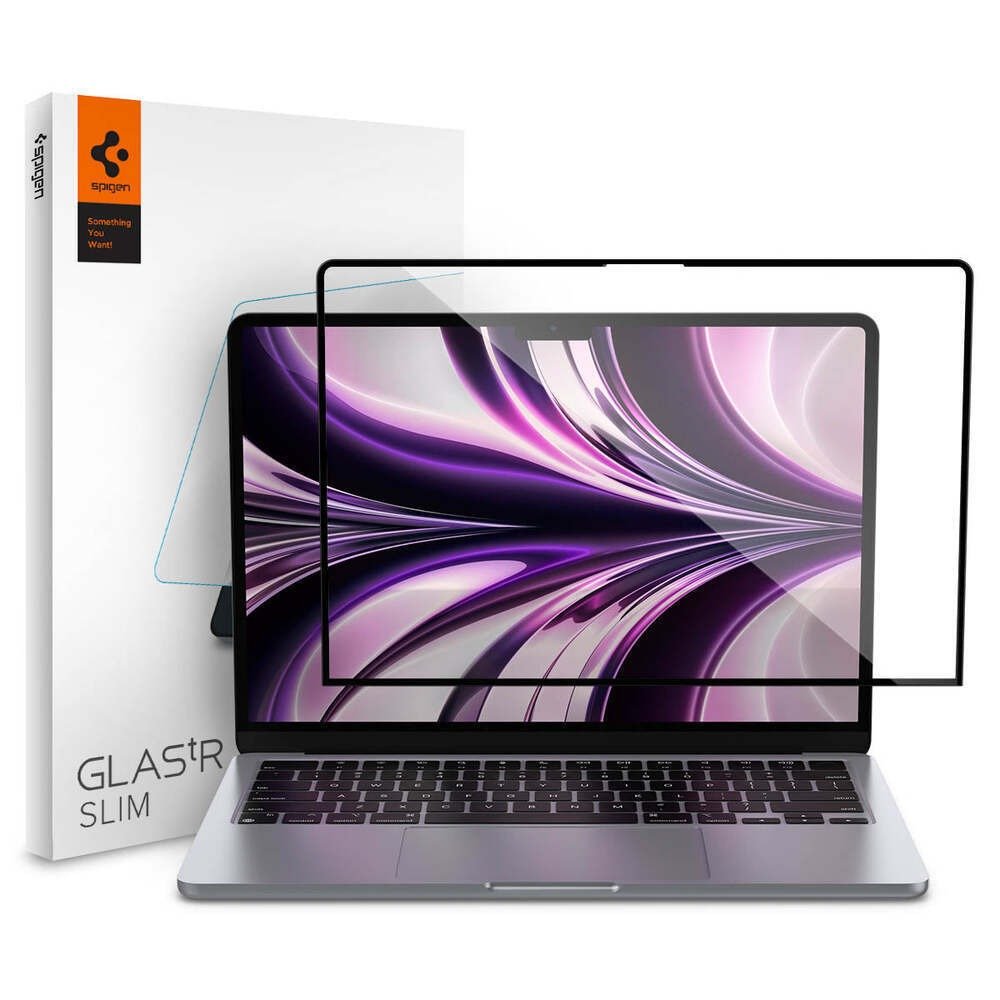 Spigen Glas.tR Slim Tempered Glass Screen Protector for MacBook Air 13.6 inch (M2/M3/M4 Chip) product image