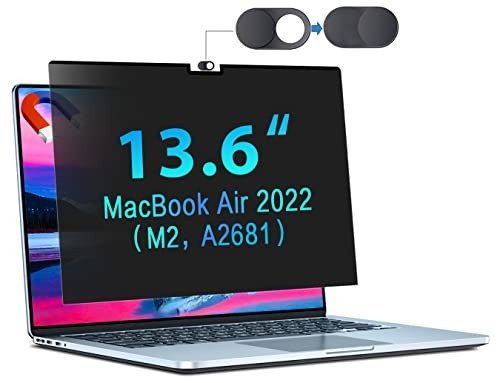 STARY MacBook Air M2 Privacy Screen, Magnetic Privacy Screen for MacBook Air 13.6 Inch 2022 (A2681) product image