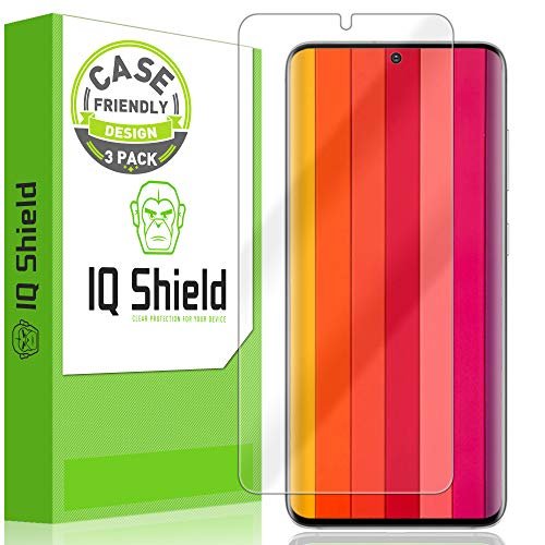 IQShield Screen Protector Compatible with Samsung Galaxy S20 Plus (S20+ 6.7 inch)(3-Pack)(Case Friendly) Anti-Bubble Clear Film product image