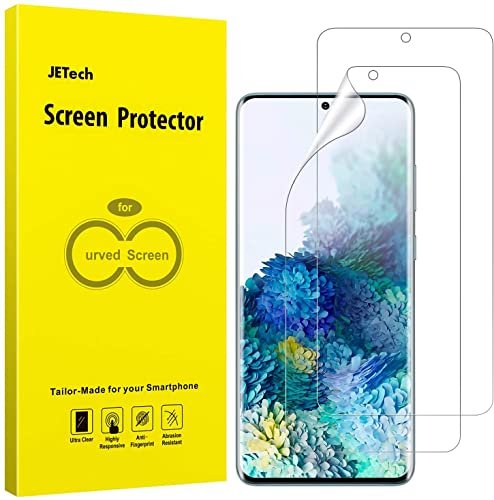 JETech Screen Protector for Samsung Galaxy S20 Plus 5G 6.7-Inch, HD Clarity Flexible TPU Film, Case Friendly, 2-Pack product image