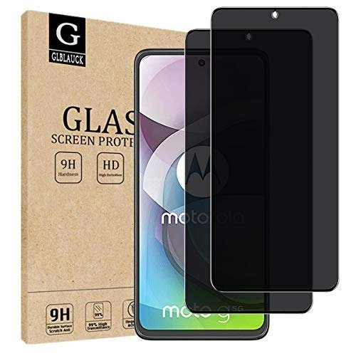 [2-Packs] GLBLAUCK Privacy Screen Protector for Motorola One 5G Ace, Anti-Spy 9H Hardness Tempered Glass Screen Protectors for Moto One 5G Ace product image