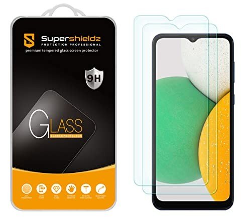 (2 Pack) Supershieldz Designed for Samsung Galaxy A03s Tempered Glass Screen Protector, Anti Scratch, Bubble Free product image