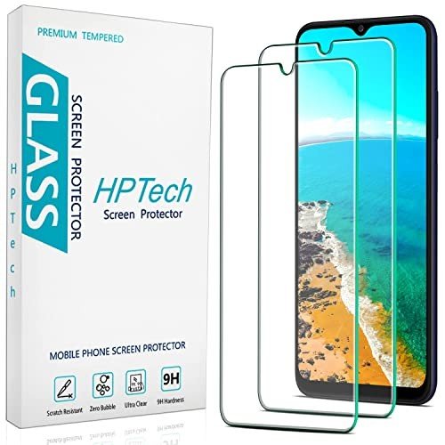 HPTech [2-Pack] Screen Protector Designed for Samsung Galaxy A03s / Galaxy A03 Tempered Glass, Anti Scratch, Bubble Free, Case Friendly product image