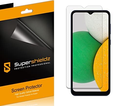 (6 Pack) Supershieldz Designed for Samsung Galaxy A03s Screen Protector, High Definition Clear Shield (PET) product image
