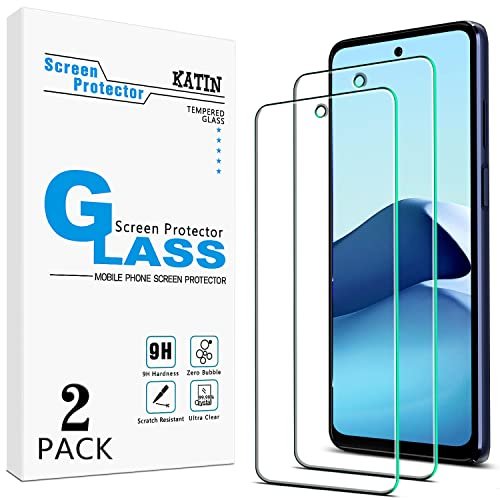 KATIN [2-Pack] Tempered Glass For Motorola Moto G Stylus (2022) / Moto G Stylus 5G (2022) [Not Fit for 2021/2020 Version] Screen Protector, Anti Scratch, Bubble Free, Case Friendly product image