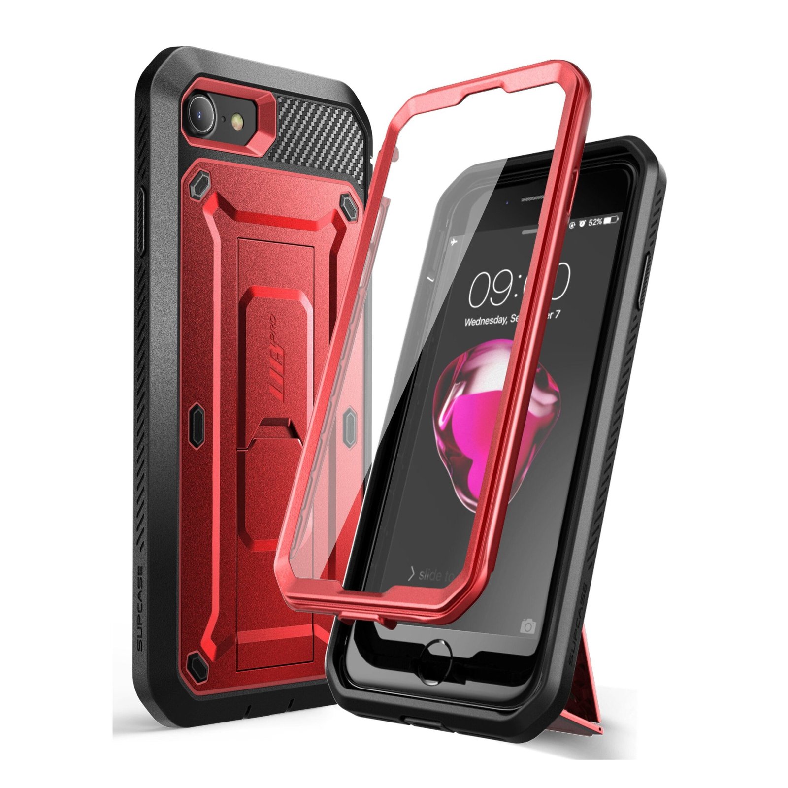 SUPCASE for iPhone SE 3rd Generation / iPhone SE 2nd Generation / iPhone 7/ iPhone 8 Case (Unicorn Beetle Pro), with Screen Protector & Stand & Holster Rugged Phone Case for Apple iPhone SE, Tilt product image