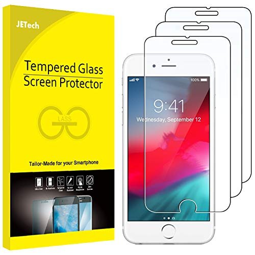JETech 3-Pack Screen Protector for iPhone 8 Plus, iPhone 7 Plus, iPhone 6s Plus and iPhone 6 Plus, Tempered Glass Film, 5.5-Inch product image