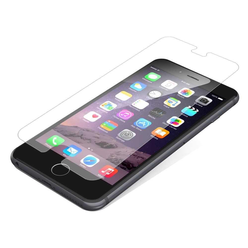 ZAGG InvisibleShield Glass for Apple iPhone 6 Plus/iPhone 6S Plus - Retail Packaging - Case Friendly product image