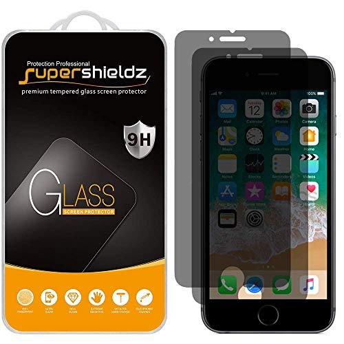 Supershieldz (2 Pack) Designed for iPhone 6S Plus and iPhone 6 Plus (5.5 inch) Tempered Glass Screen Protector, Anti Scratch, Bubble Free product image