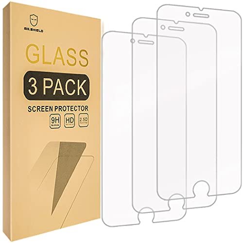 [3-PACK]- Mr.Shield Designed For iPhone 6 Plus/iPhone 6S Plus [Tempered Glass] Screen Protector [Japan Glass with 9H Hardness] with Lifetime Replacement product image