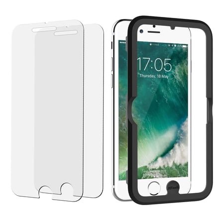 JETech Screen Protector for iPhone 8 Plus, iPhone 7 Plus, iPhone 6s Plus, iPhone 6 Plus, 5.5-Inch, Tempered Glass Film with Easy-Installation Tool, 2-Pack product image