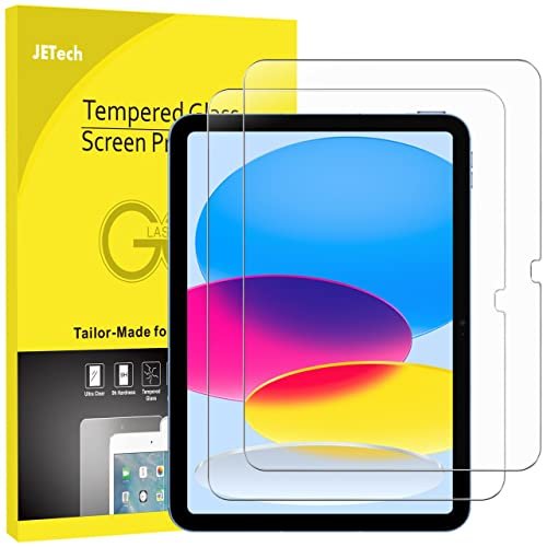 JETech Screen Protector for iPad (A16) 11th/10th Generation (2025/2022), 9H Tempered Glass Film, HD Clear, 2-Pack product image