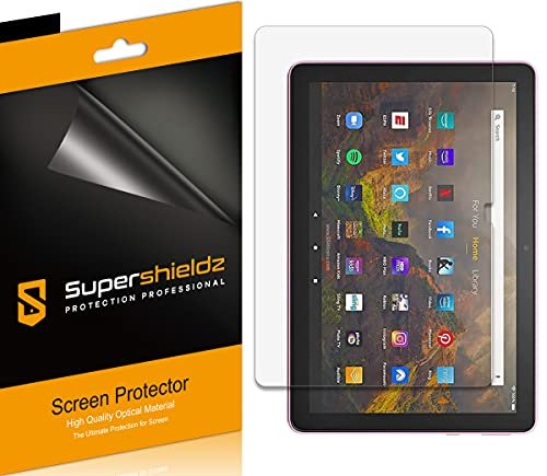 Supershieldz (3 Pack) Designed for Fire HD 10 / Fire HD 10 Plus Tablet 10.1-inch (11th/13th Generation, 2021/2023 Release) Screen Protector, High Definition Clear Shield (PET) product image