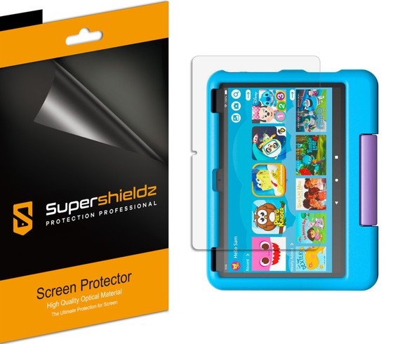 Supershieldz (3 Pack) Designed for Fire HD 10 Kids / Fire HD 10 Kids Pro Tablet 10.1-inch (11th/13th Generation, 2021/2023 Release) Screen Protector, Anti Glare and Anti Fingerprint (Matte) Shield product image