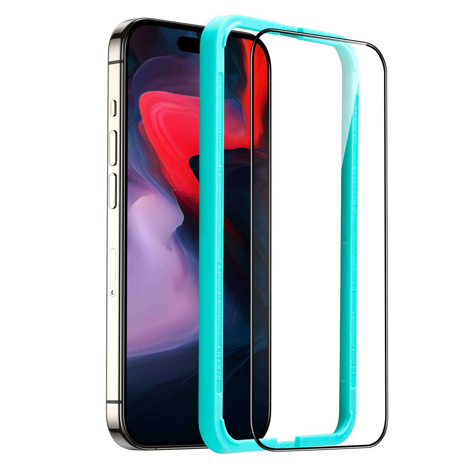 ESR Armorite Screen Protector Set for iPhone 15, 3-Pack + 2 Sets of Individual Camera Lens Protectors product image