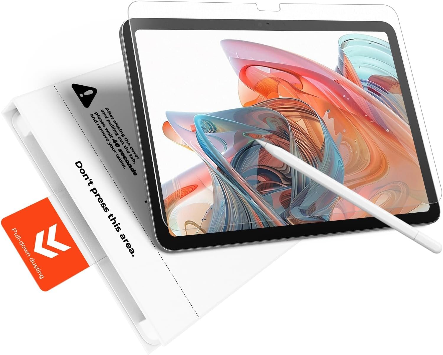 KCT 2 Pack Paperfeel Screen Protector for iPad A16 11th/10th & iPad Air 11 M4/M3/M2, Draw and Write as Real Paper, Anti Glare, Matte Film, Compatible with Apple Pencil, Touch Sensitivity product image