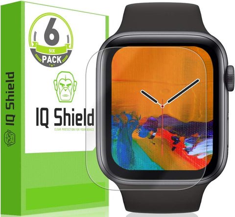 IQShield 6 Pack Screen Protector for Apple Watch Series 9/8/7 41mm, Ultra Thin, Anti-Scratch, Anti-Bubble product image