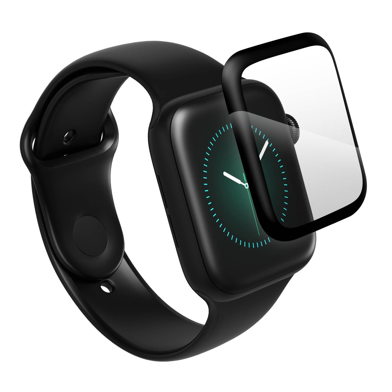 ZAGG Glass Fusion+ Screen Protector for Apple Watch 6/5/4 SE Gen 3/2/1 40mm, InvisibleShield Engineered Hybrid Glass product image