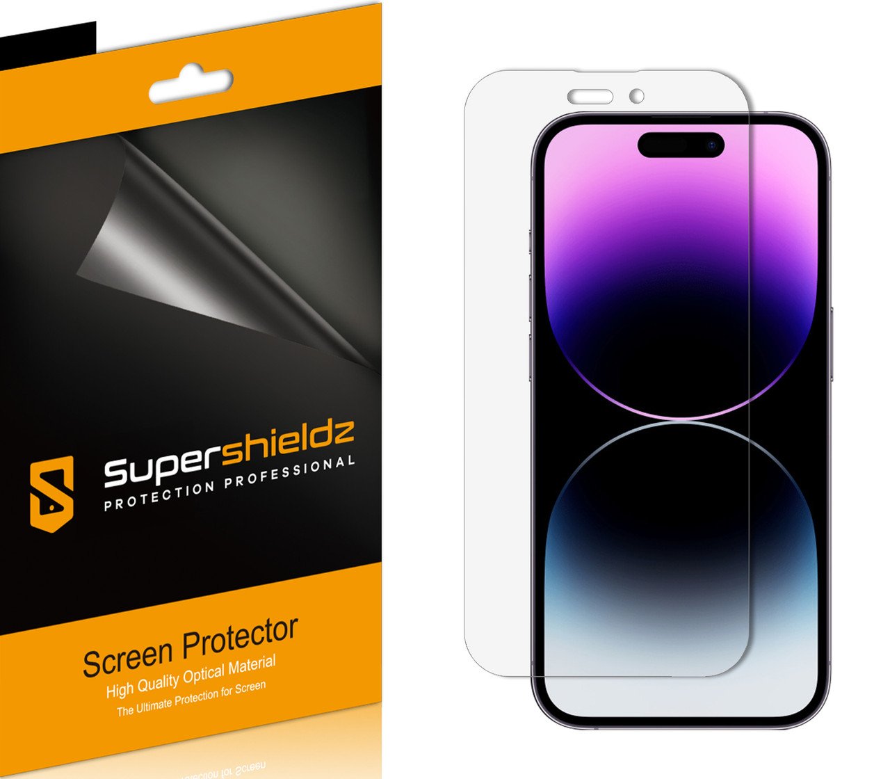 Supershieldz (6 Pack) Designed for iPhone 17e, 16e, 14, 13, 13 Pro (6.1 inch) Screen Protector, High Definition Clear Shield (PET) product image