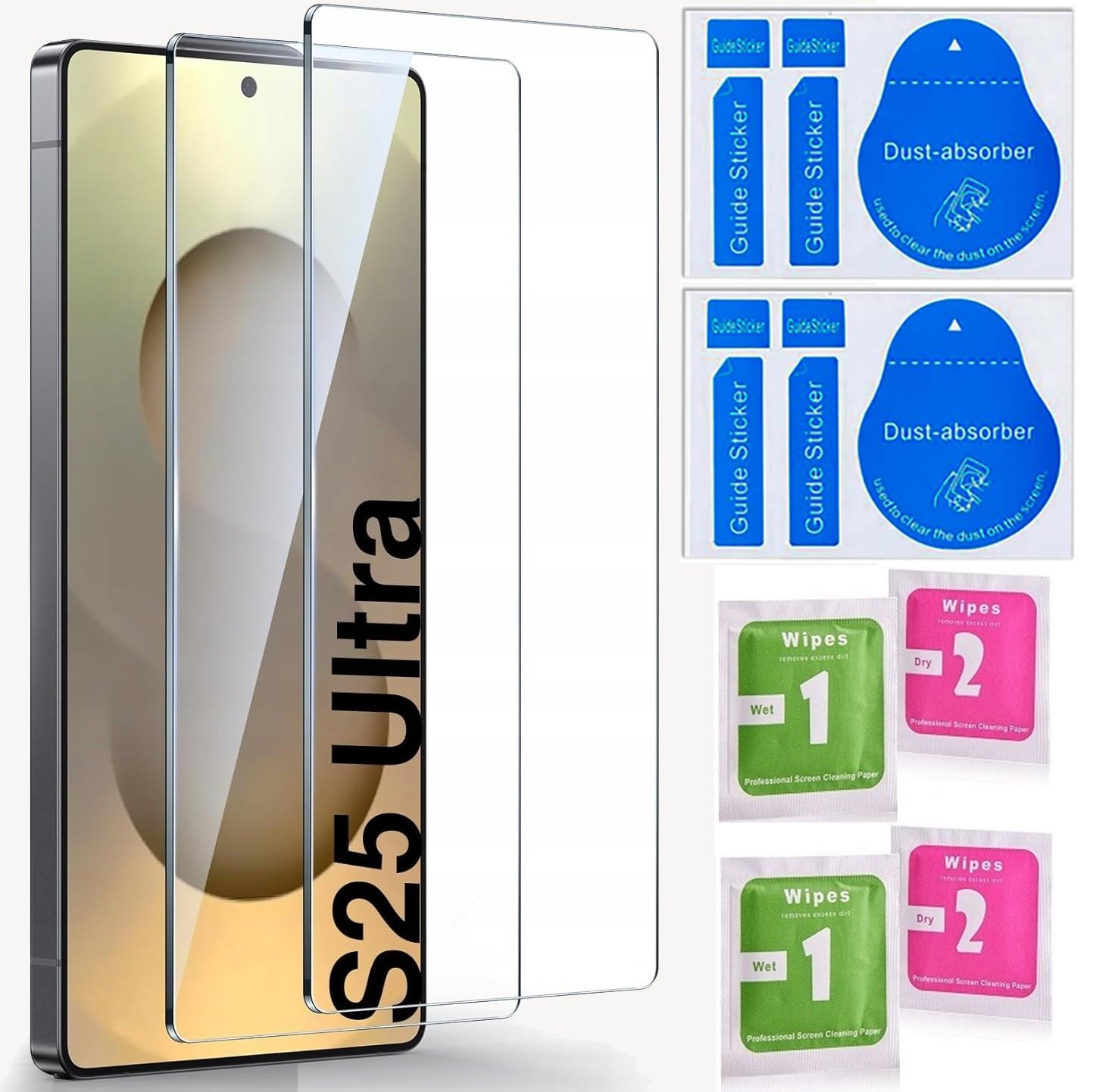 Ksleri for Galaxy S25 Ultra Matte Screen Protector + Camera Lens Protector | 6.9 Inch, 2 + 2 Pack product image