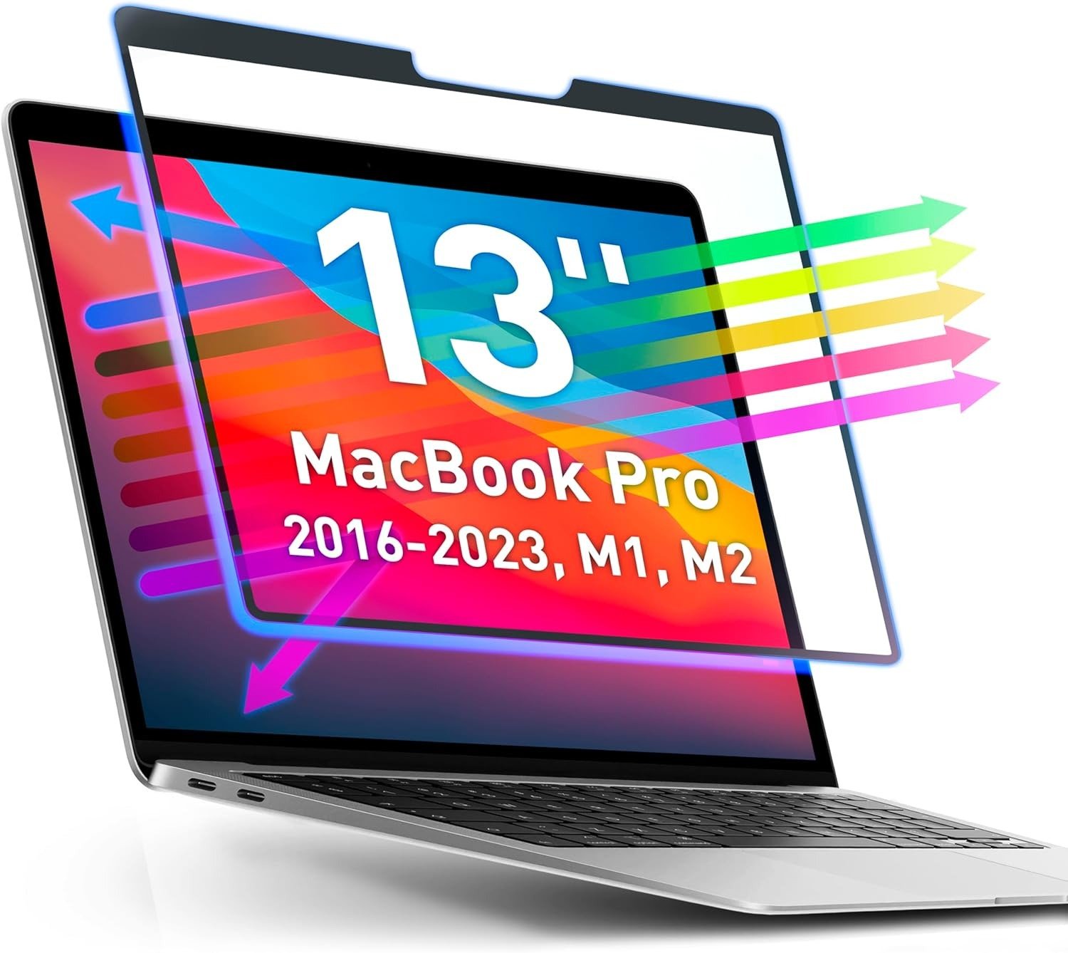 VINTEZ Magnetic Blue Light Screen Protector for MacBook Pro 13 inch (2016-2023) product image