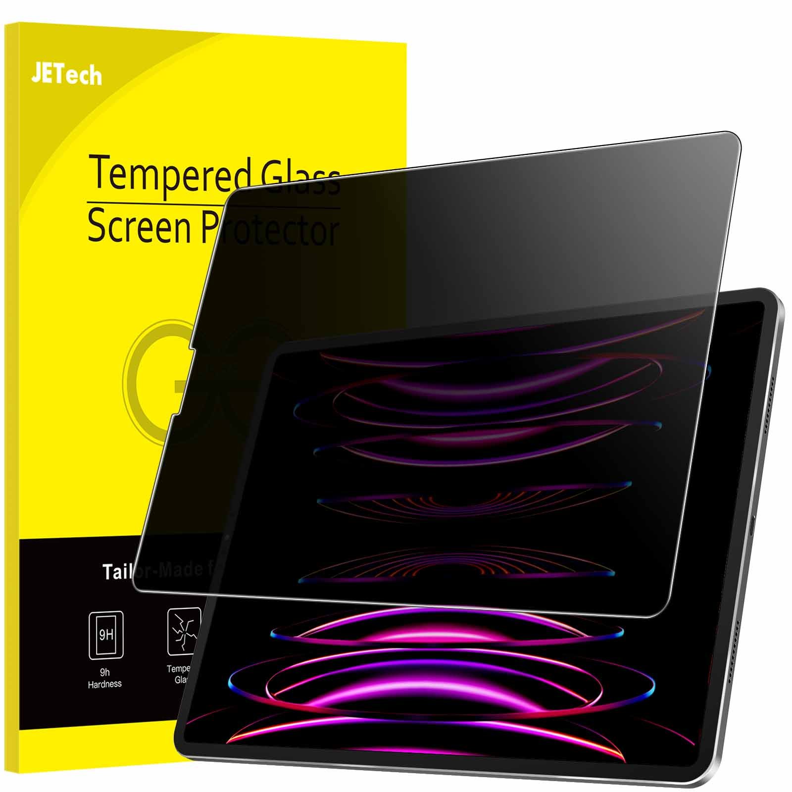 JETech Privacy Screen Protector for iPad (A16) 11th/10th Generation (2025/2022), Anti-Spy Tempered Glass Film product image