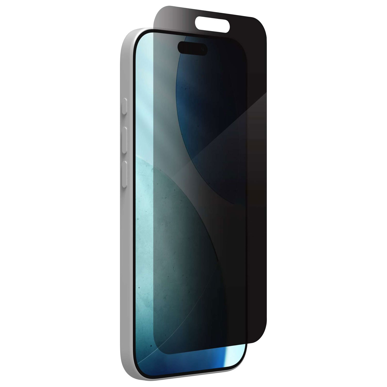 ZAGG Glass Elite Privacy Screen Protector for iPhone 17 – 5X Stronger Tempered Glass, ClearPrint Smudge-Free Clarity, Full Coverage, Easy Two-Step Installation product image